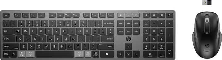 HP 725 Wireless Combo, Wireless Keyboard and Mouse