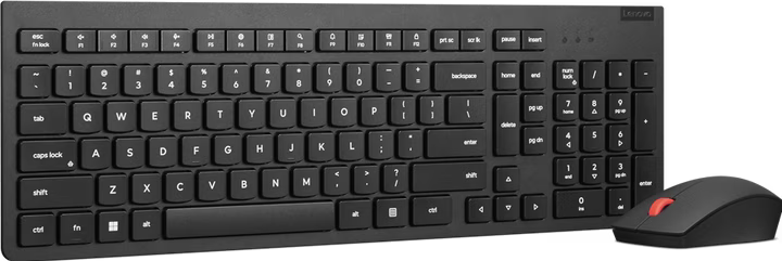 Lenovo Essential Wireless Combo Keyboard & Mouse Gen2 Black