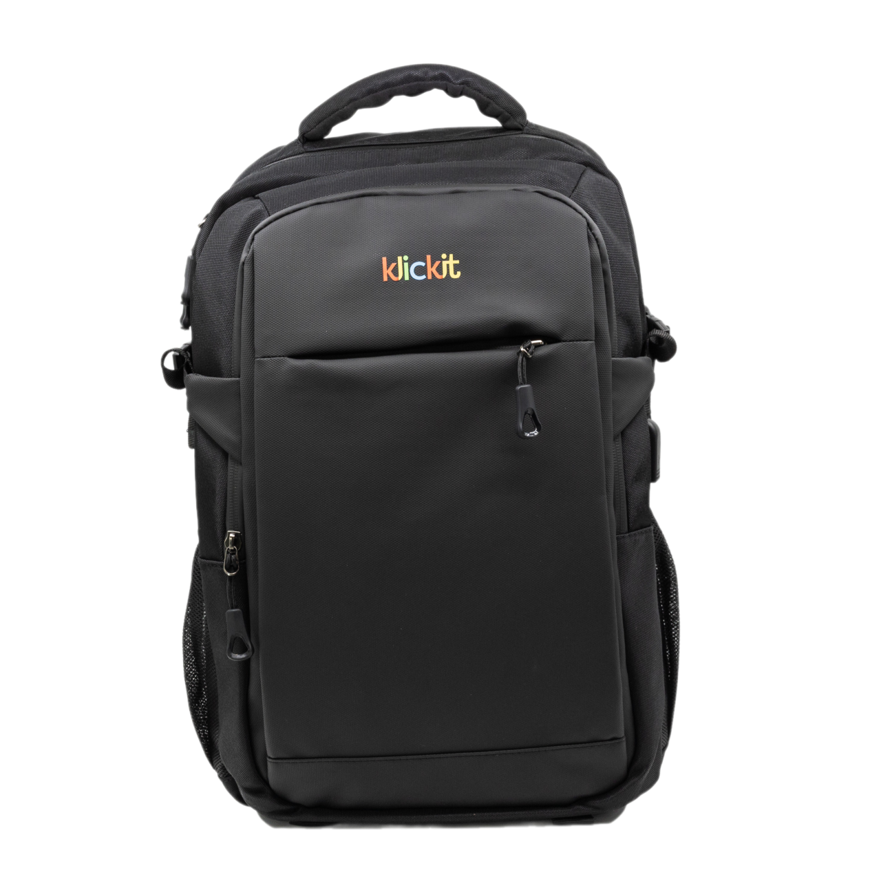 klickIT Rucksack - Wasserfest mit USB-C Anschluss - klickIT Logo